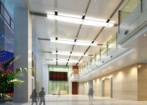 办公楼大厅 宏兴科技设计案例 土巴兔北京装修网